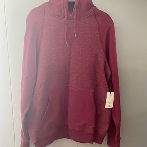 Billabong hoodie two-tone burgundy NWT XL